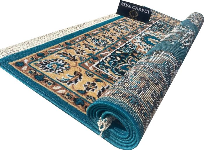 Sifa Carpet, Heavy thikness Quality Carpet for Living Room and Drawing Room Size 8x10 feet Blue Color, Rectangular