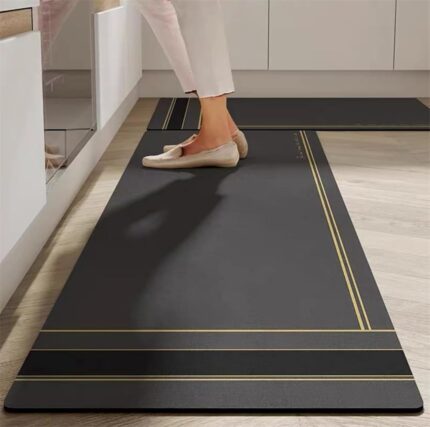 TEKCOOL Anti Fatigue Kitchen Rug Sets 2 Piece Non Slip Kitchen Mats for Floor Cushioned Kitchen Rugs & Mats Waterproof Comfort Standing Mat Runner for Kitchen,Home...