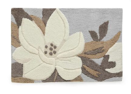 Tender 100% Cotton Premium Mat by SARAL Home (Brown, 50X80 cm)